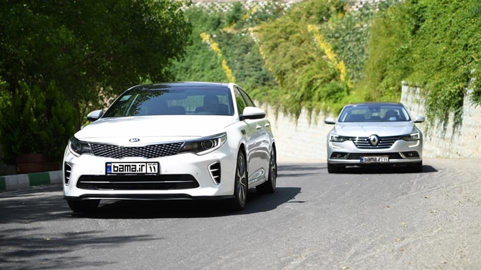 تست و بررسی کیا اپتیما و رنو تلیسمان